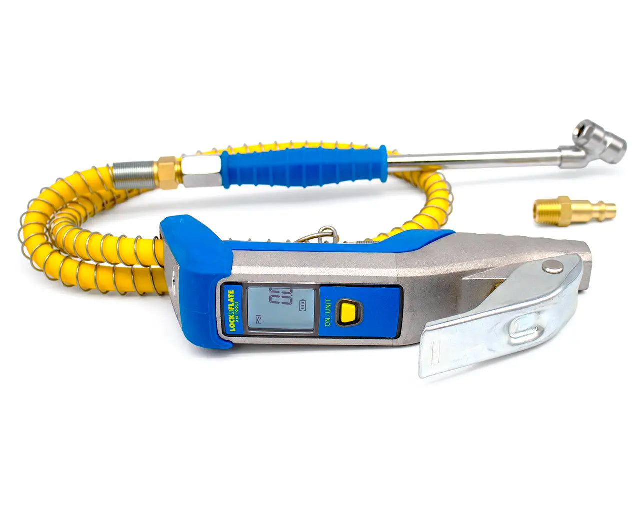 Digital Trye Inflator Digital Tyre Inflator Gauge with Dual Head Air Chuck | LockNLube Aus ...