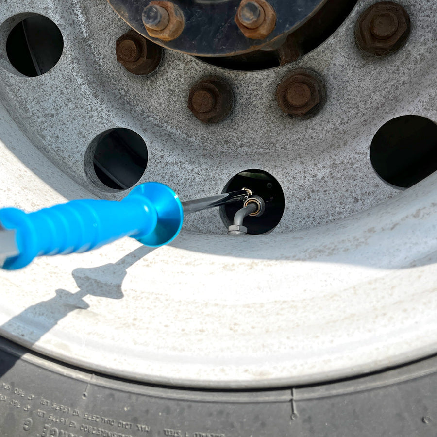 LockNFlate Straight Locking Dual Wheel Air Chuck