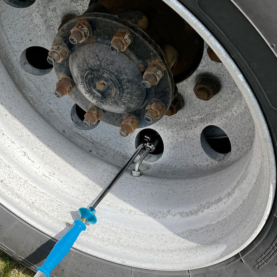 Air Chuck Straight Locking Dual Wheel - LockNFlate