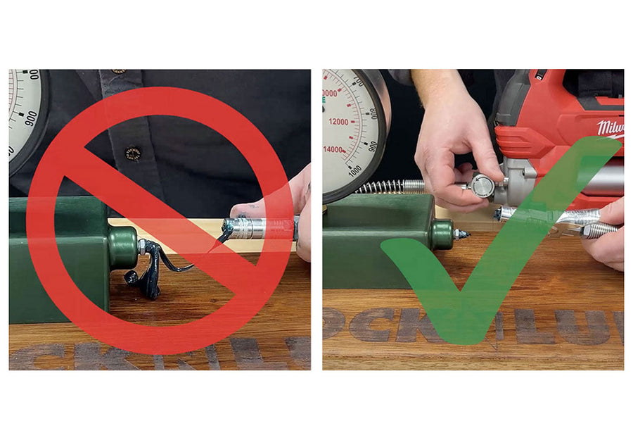 LockNLube Pressure Return Valve (PRV) for Cordless Grease Guns